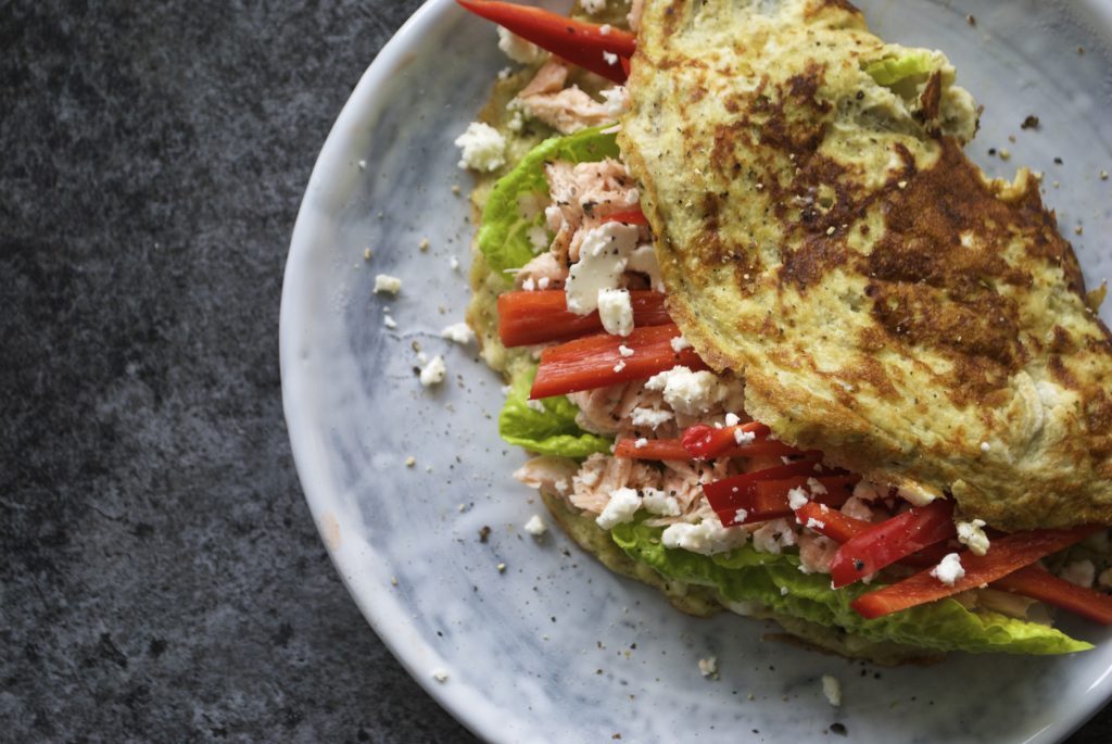 opskrifter. Omelet med laks. Så simpelt. Så lækkert. (Foto: Camille Maja)