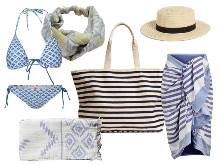 strandtasken, strandlook