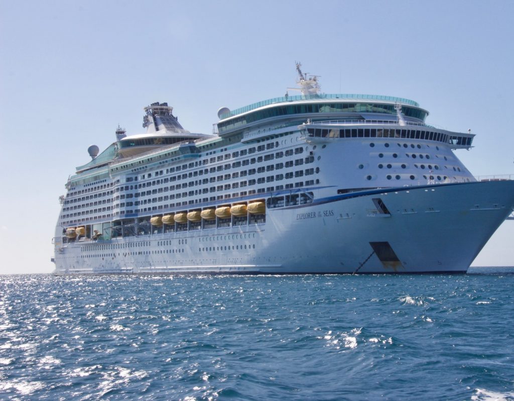 Krydstogtskib, krydstogt, skib, cruise, turist, ferie, vand, havet