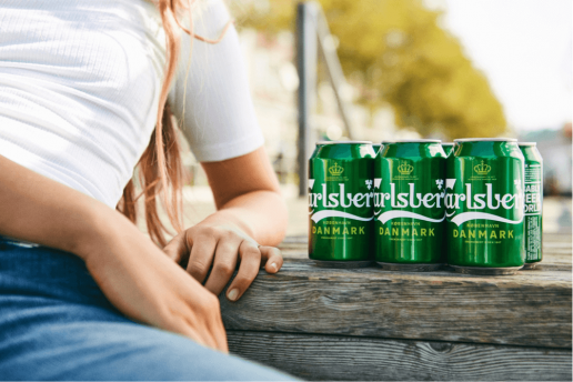 Ny 6-pack sparer miljøet for 1200 tons plastik om året carlsberg øl beer alkohol