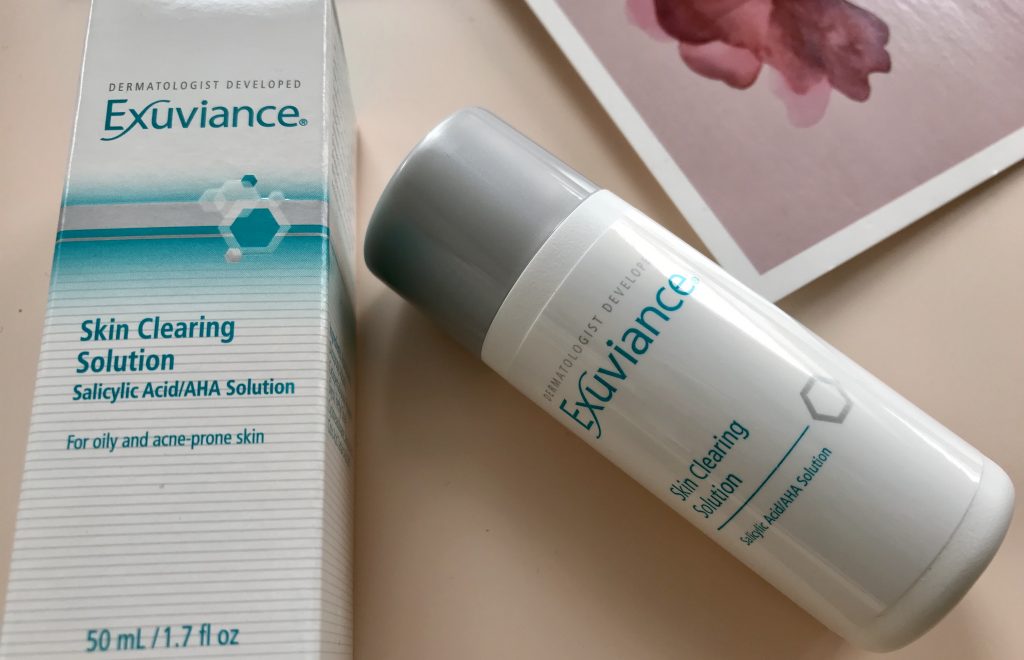 exuviance skincare skin clearing solution
