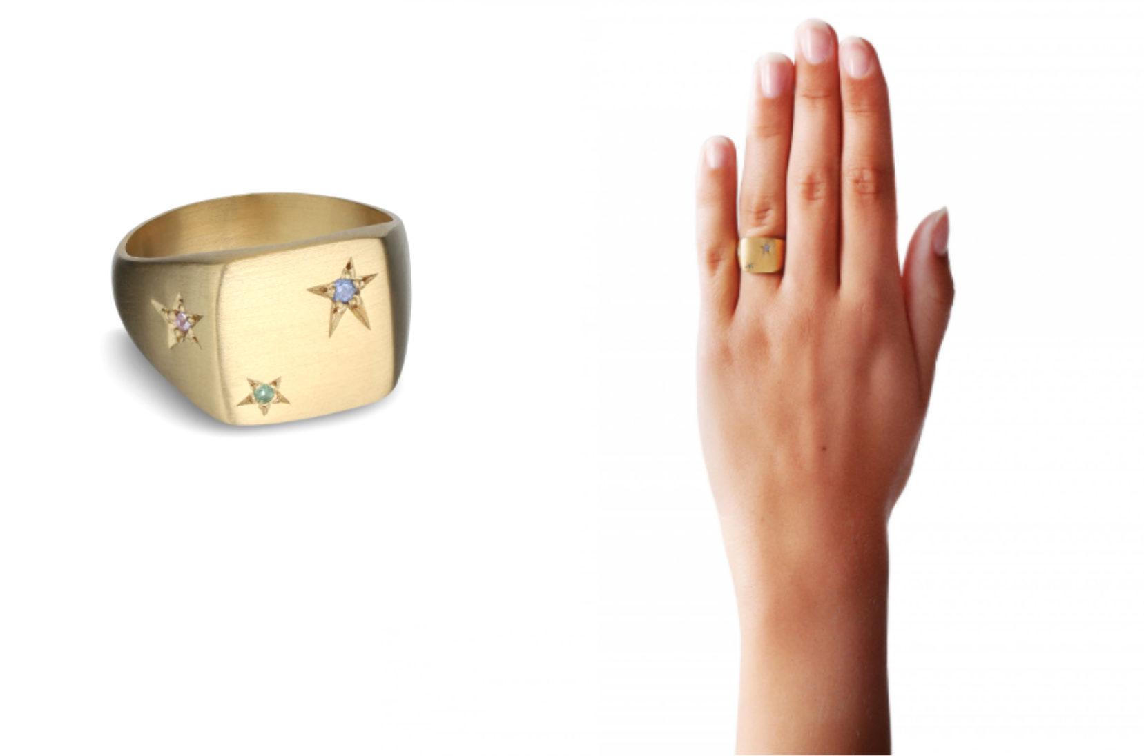 Ring, stjernering, Jane Kønig, guldring, ring med sten (Foto: Jane Kønig)