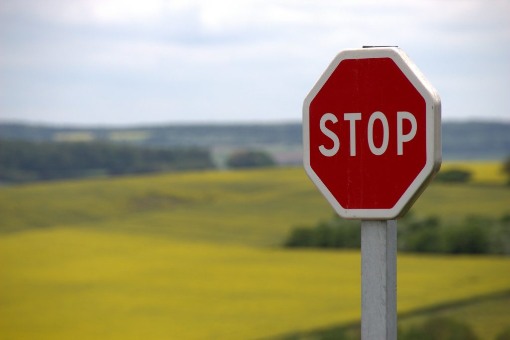 vejskilt skilt stop