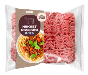 hakketkød coop flowpack pose 