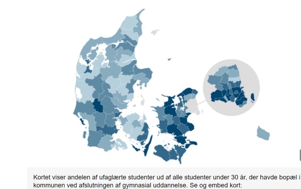 danmark studenter