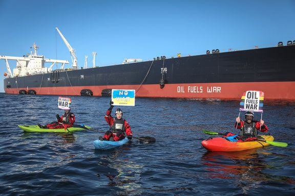 greenpeace olie aktion