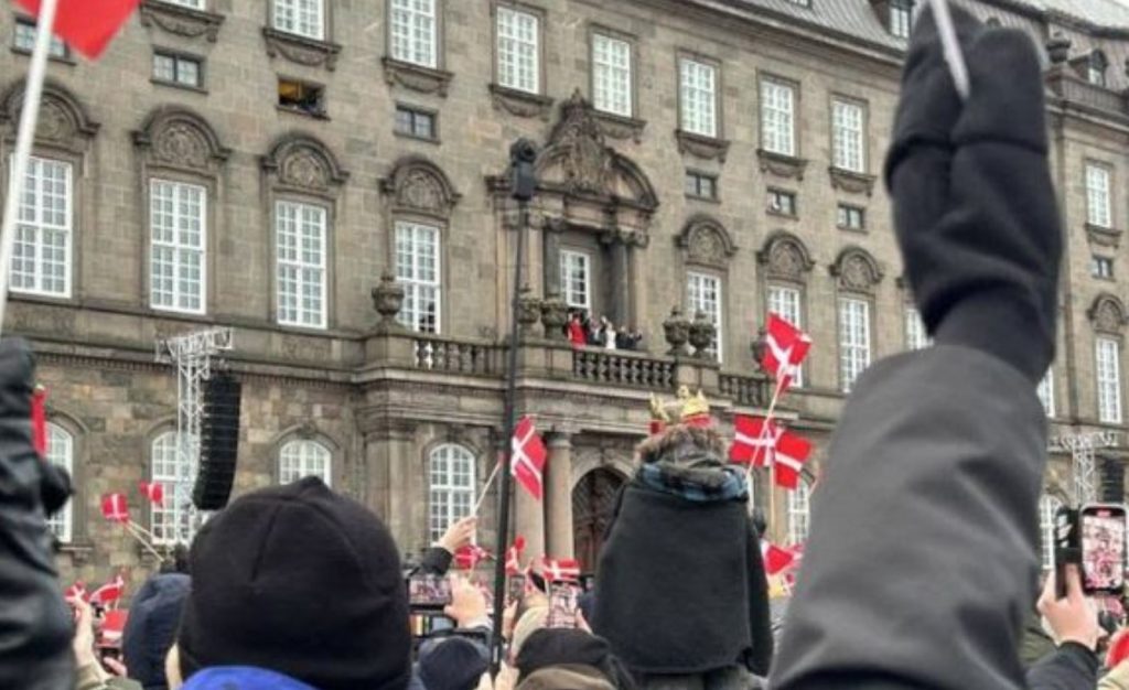 christiansborg kong frederik kroning 14. januar 2024