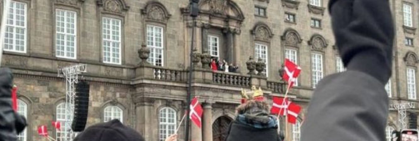 christiansborg kong frederik kroning 14. januar 2024