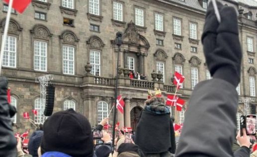 christiansborg kong frederik kroning 14. januar 2024