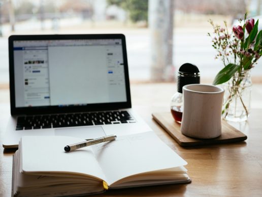 computer blok kaffe arbejde job