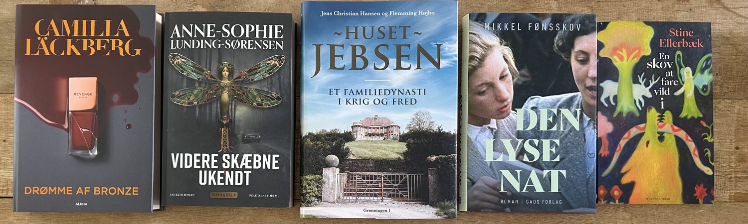 fem på stribe bog bøger juni