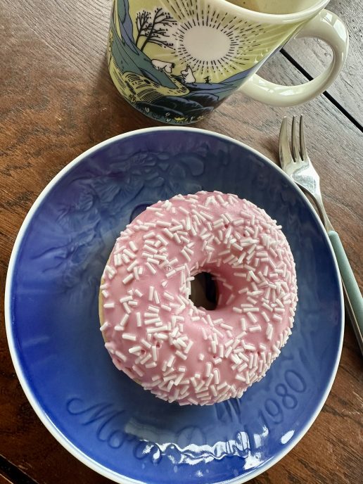 platte donut retro